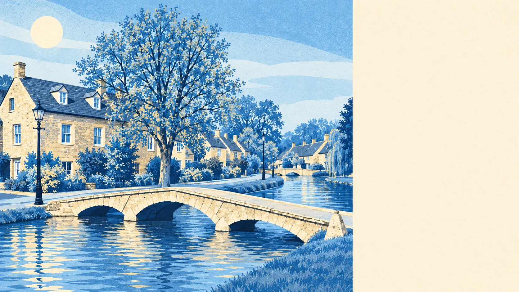 Illustration of Bourton-on-the-Water