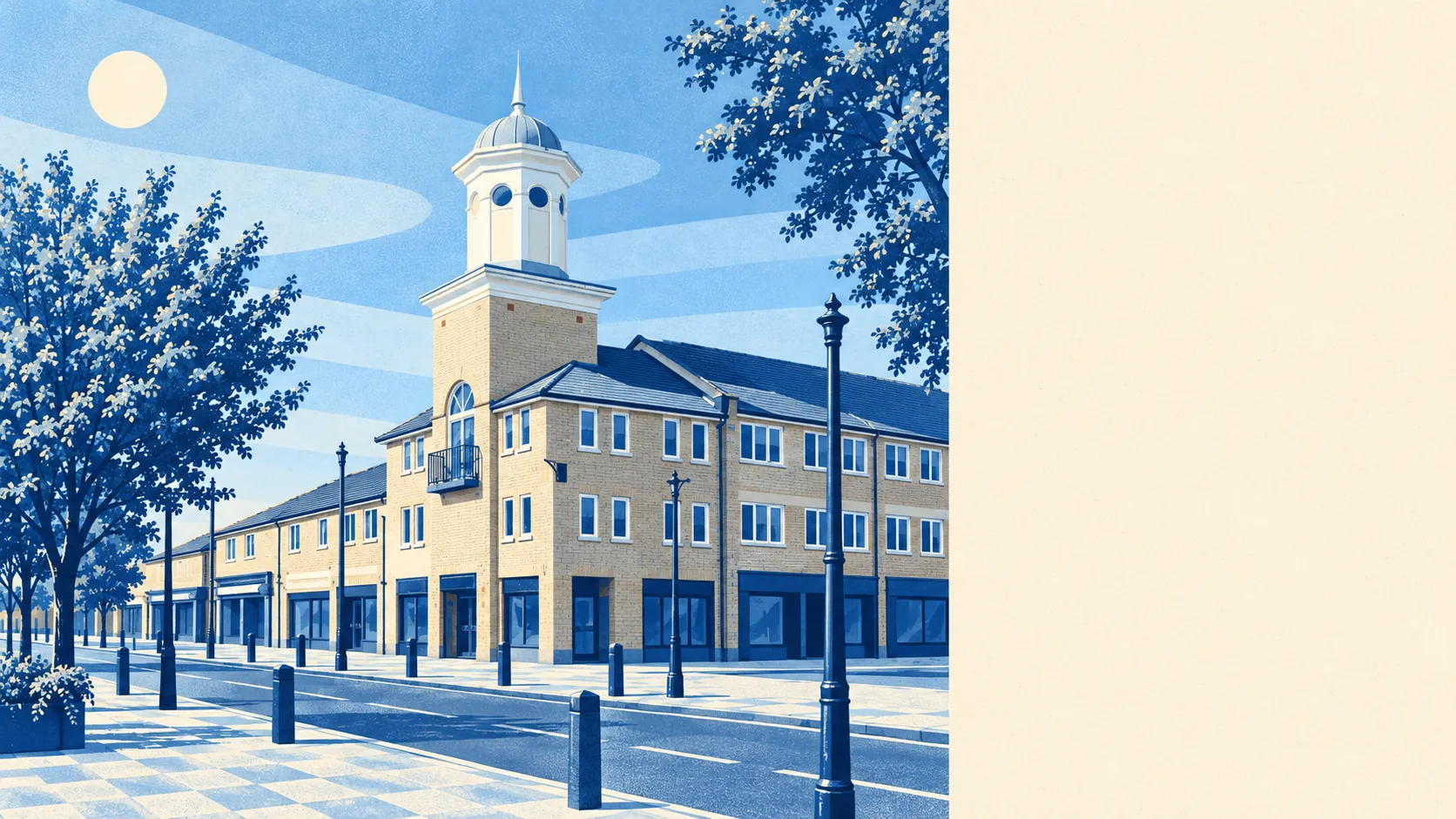 Illustration of Carterton, Oxfordshire