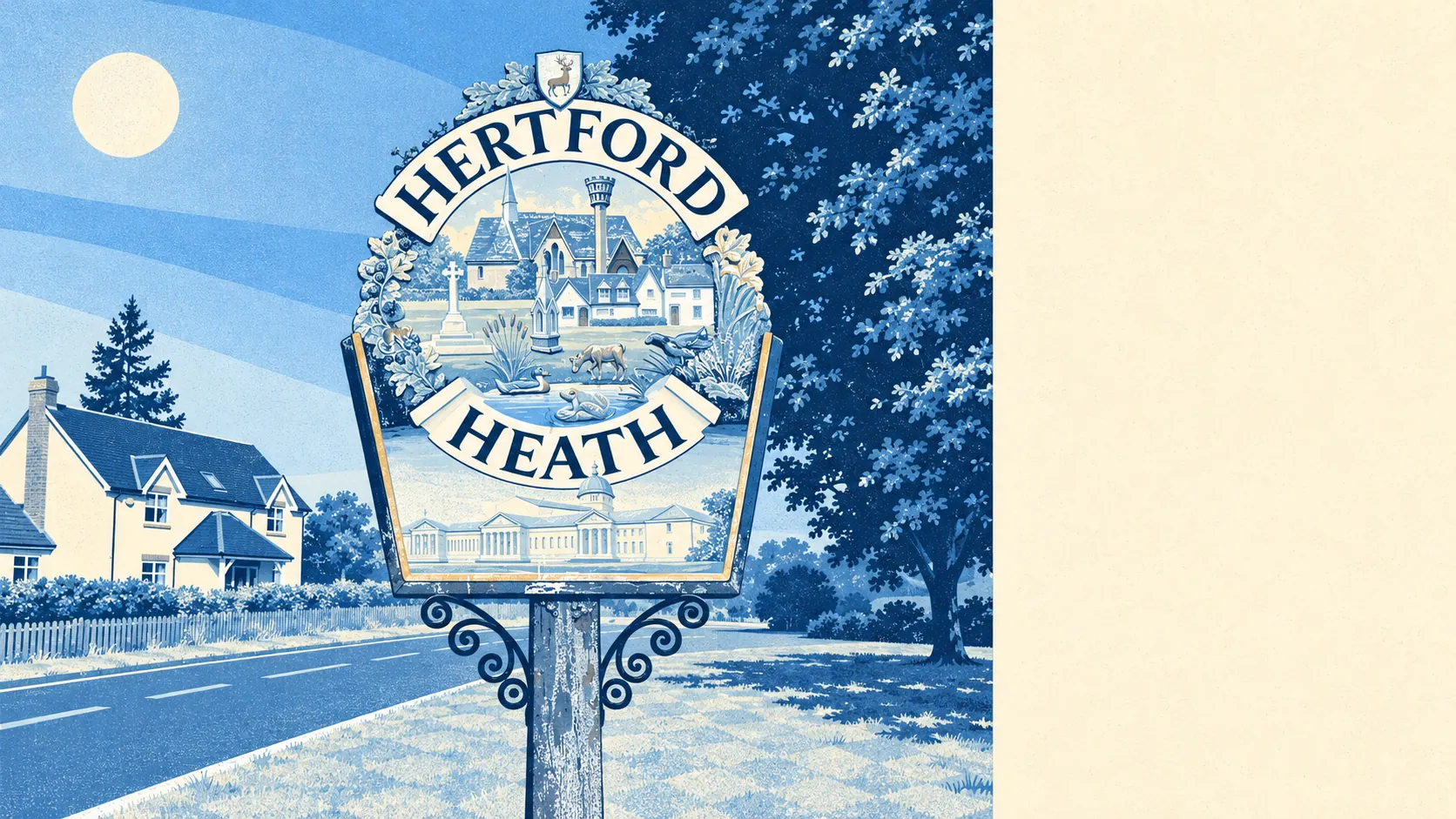 Illustration of Hertford Heath