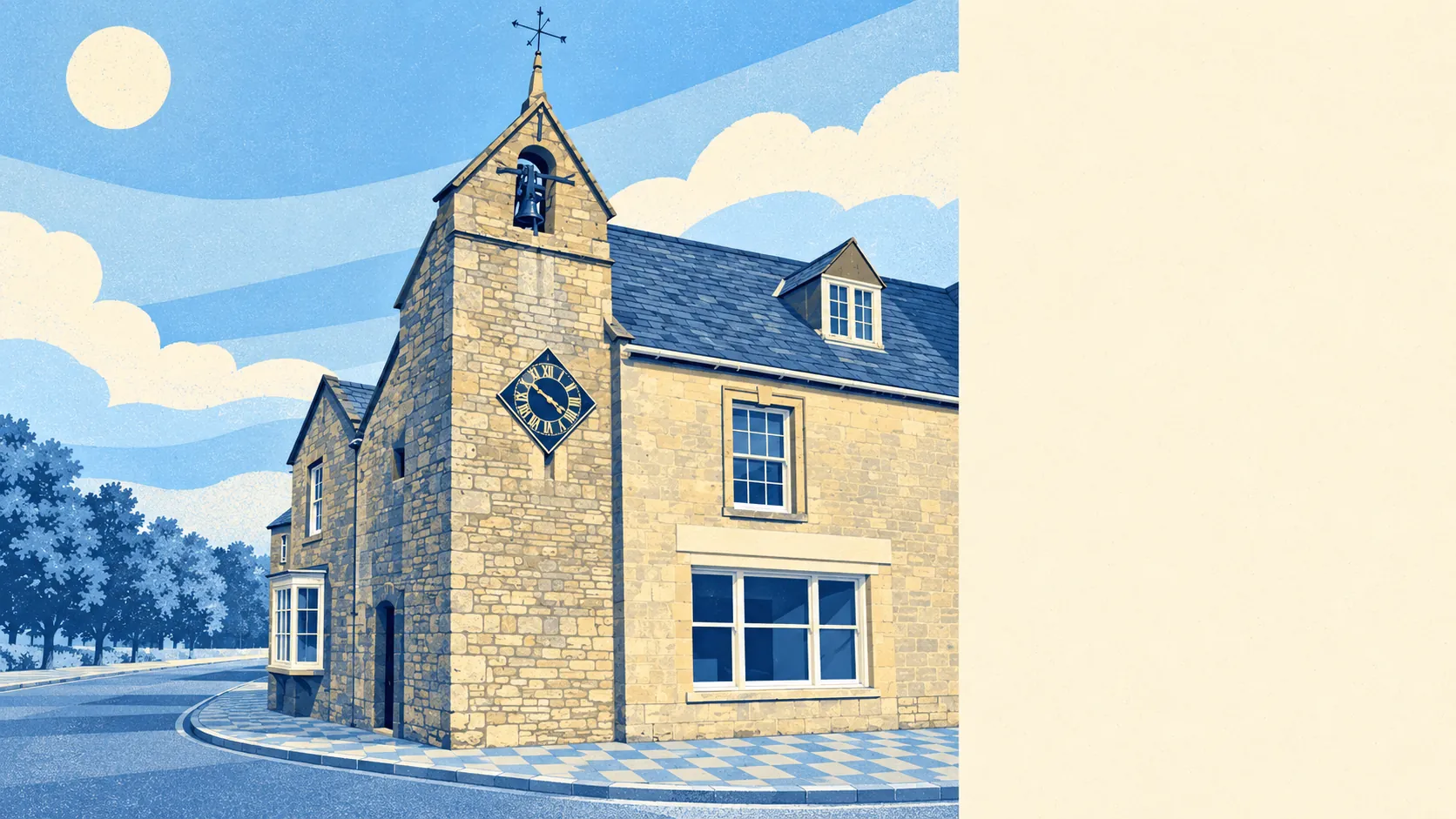 Illustration of Moreton-in-Marsh