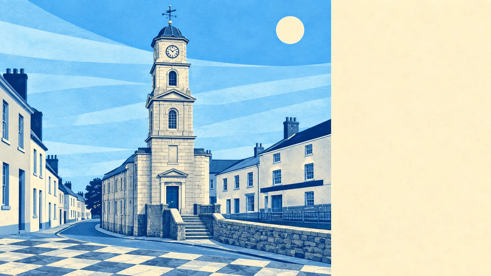 Illustration of Penryn, Cornwall