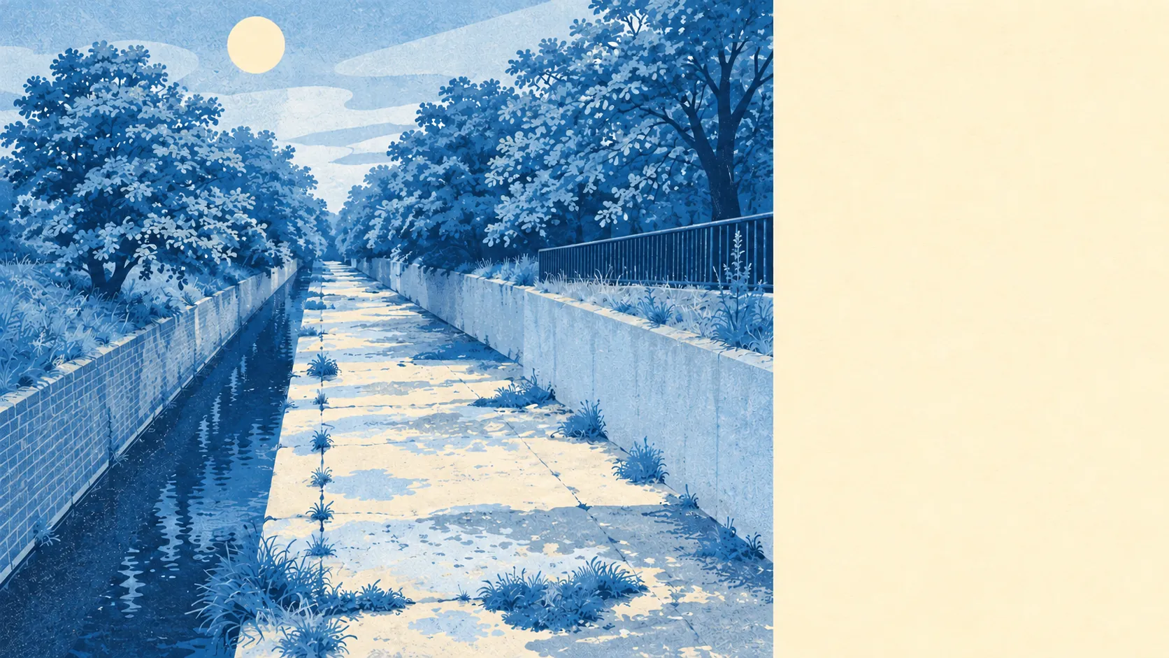 Illustration of Rush Green, London