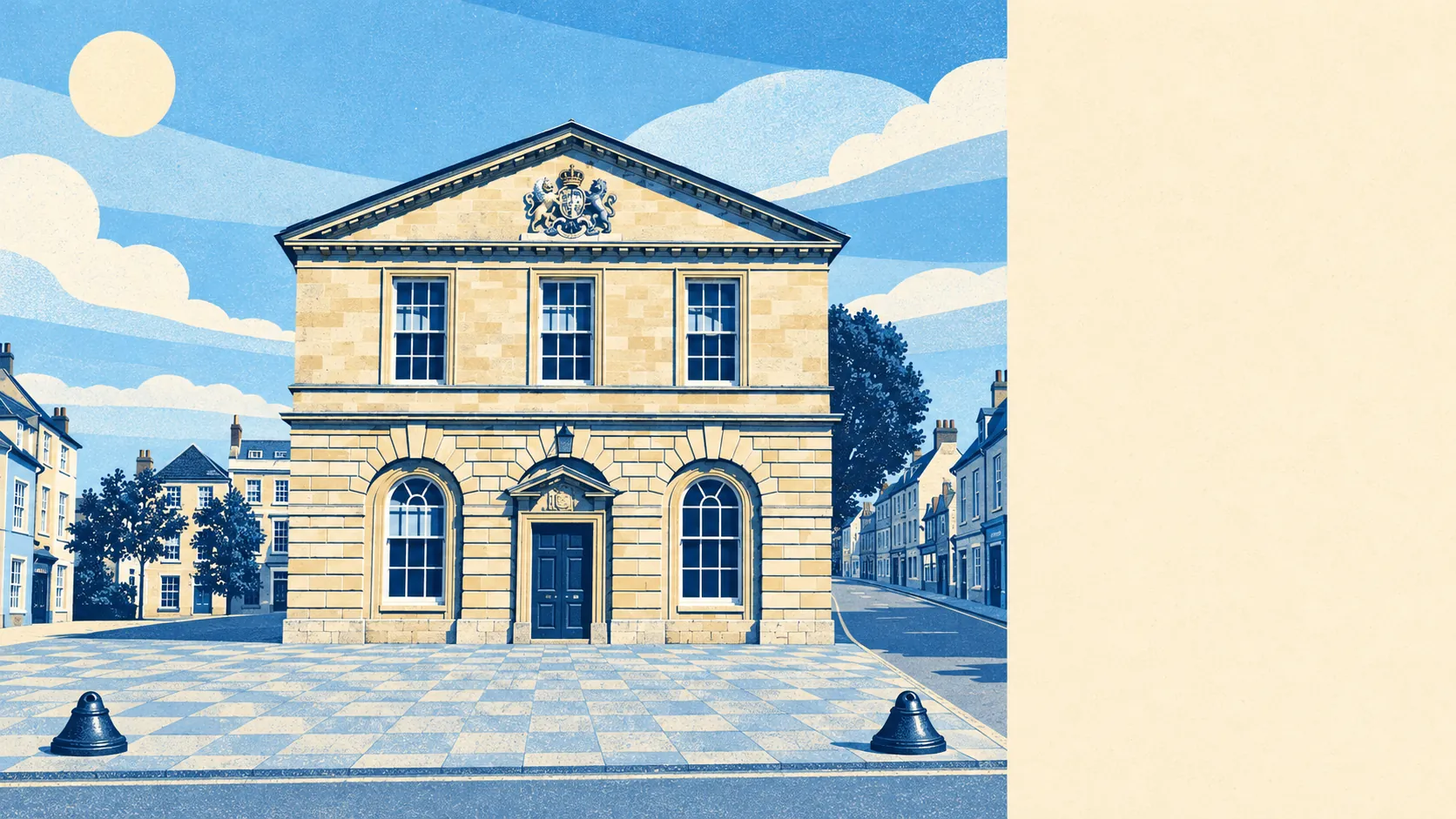 Illustration of Woodstock, Oxfordshire